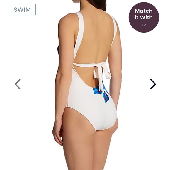 Sanctuary In The Light High Neck Mio One Piece Swimsuit Size Medium - Picture 4 of 8